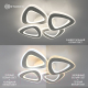 Миниатюра изображения товара Люстра Estares Room 80W 4TR-APP-530x530x90-WHITE/WHITE-220-IP20