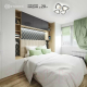 Миниатюра изображения товара Люстра Estares Room 80W 4TR-APP-530x530x90-WHITE/WHITE-220-IP20