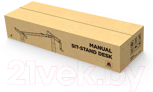 Подстолье Ergosmart Manual Desk Compact FR