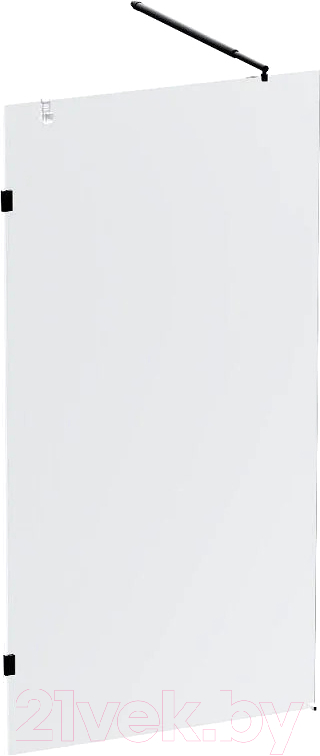 Душевая стенка AM.PM X-Joy 100x195 / W94WI-100-F1-BTE (черный/прозрачное стекло)