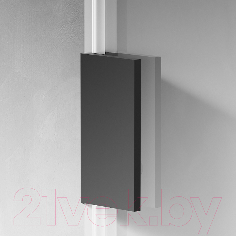 Душевая стенка AM.PM X-Joy 100x195 / W94WI-100-F1-BTE (черный/прозрачное стекло) — фото 5