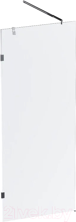 Душевая стенка AM.PM X-Joy 100x195 / W94WI-100-F1-MTE (хром матовый/прозрачное стекло)