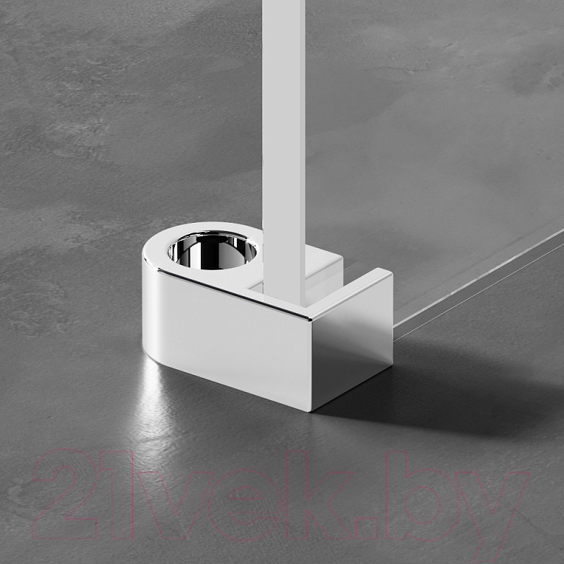 Душевая стенка AM.PM X-Joy 100x195 / W94WI-100-F1-MTE (хром матовый/прозрачное стекло) — фото 5