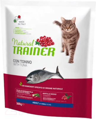 Сухой корм для кошек Trainer Natural с тунцом (300г)