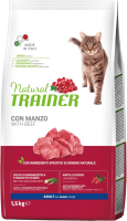 Сухой корм для кошек Trainer Natural с говядиной (1.5кг) - 