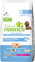 Сухой корм для собак Trainer Natural для щенков из свежей курицы с дрожжевыми нуклеотидами (1.5кг) - 