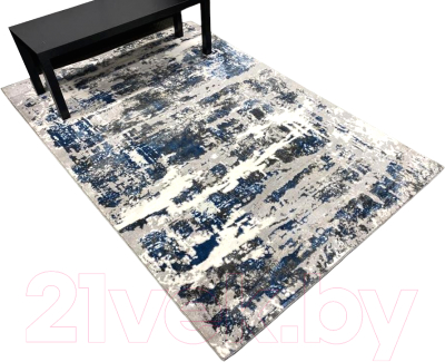 Ковер Radjab Carpet Виста Прямоугольник 10806RK (1.6x3, Cream/Blue)
