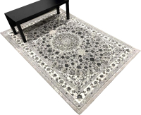 Ковер Radjab Carpet Виста Прямоугольник 10813RK (2.4x3.4, Cream/Light Grey) - 