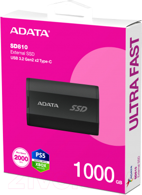 Внешний жесткий диск A-data SD810 1TB (SD810-1000G-CBK)