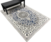 Ковер Radjab Carpet Виста Прямоугольник 10822RK (3x4, Cream/Blue) - 