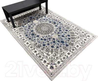 Ковер Radjab Carpet Виста Прямоугольник V515A / 10822RK (3x4, Cream/Blue)