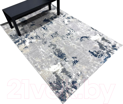 Коврик Radjab Carpet Палермо Прямоугольник R514A / 10650RK (0.8x1.5, Light Grey/Blue)