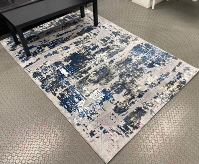 Ковер Radjab Carpet Палермо Прямоугольник R514A / 10646RK (1.6x3, Light Grey/Blue)