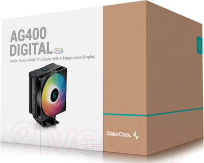 Кулер для процессора Deepcool AG400 Digital BK ARGB (R-AG400-BKADMN-G-1)