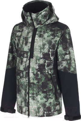 Куртка для охоты и рыбалки FHM Guard V2 (L, принт хаки/черный)