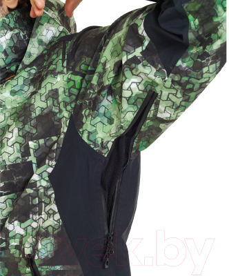 Куртка для охоты и рыбалки FHM Guard V2 (S, принт хаки/черный)