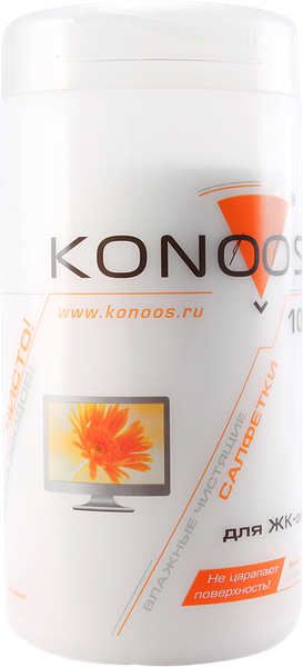 Салфетки для ухода за техникой Konoos KBF-100 (100шт)