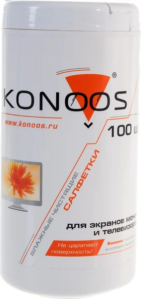 Салфетки для ухода за техникой Konoos KBF-100 (100шт)