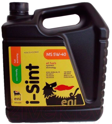 Моторное масло Eni i-Sint MS 5W40 (5л)