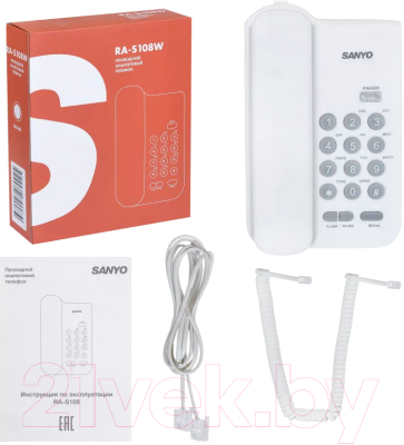 Проводной телефон Sanyo RA-S108W