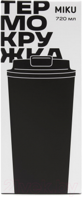 Изображение товара Термокружка Miku TH-MG-720-BLK (720мл, черный)