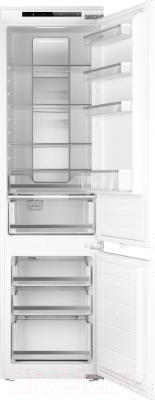 Встраиваемый холодильник Weissgauff WRKI 195 Total NoFrost Inverter