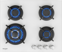 Газовая варочная панель Weissgauff HGG 640 WG Nano Glass - 
