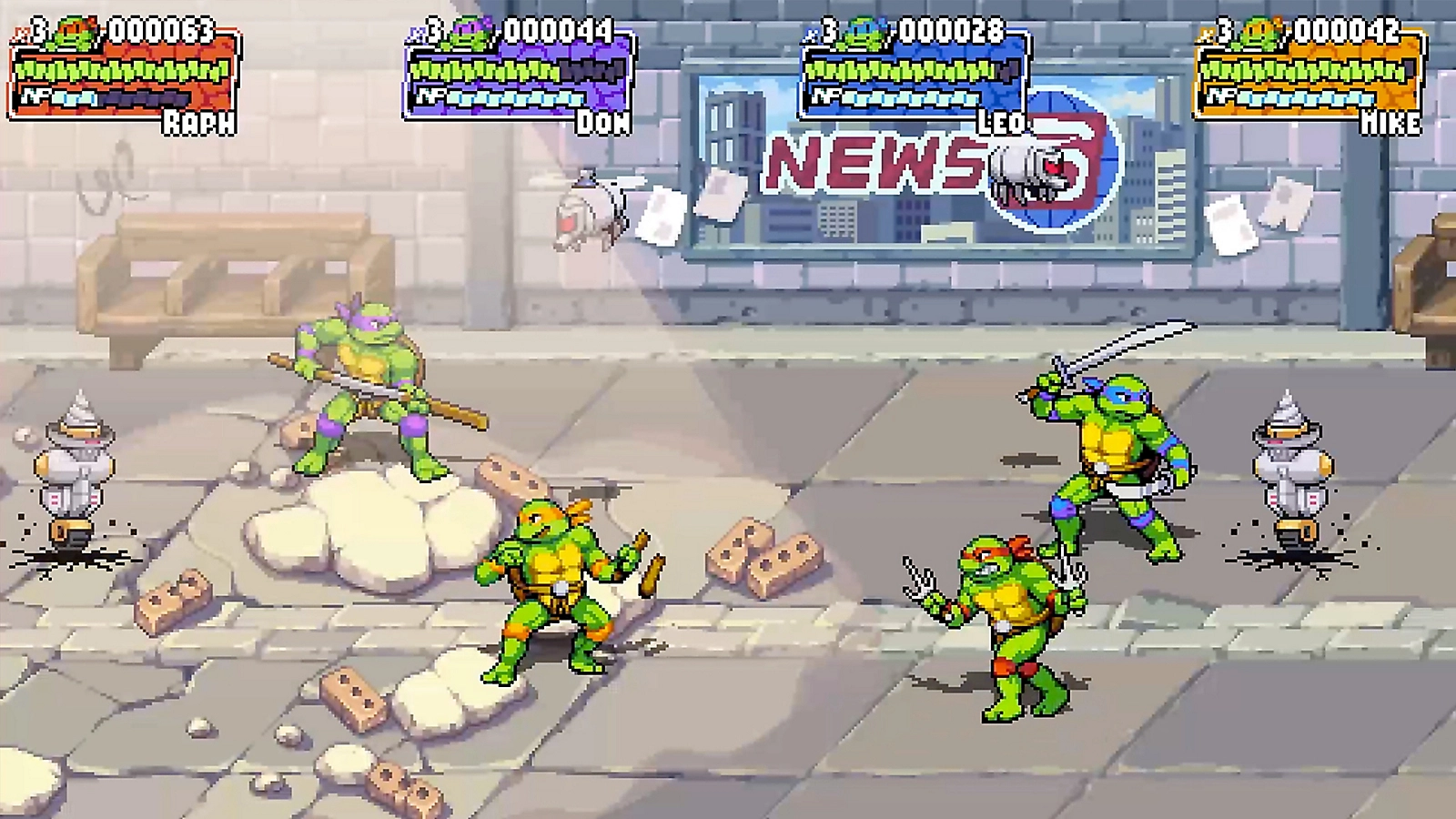 Игра для игровой консоли PlayStation 5 Teenage Mutant Ninja Turtles: Shredder's Revenge (EU pack, ENversion) — фото 5