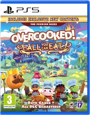 

Игра для игровой консоли, 5 Overcooked! All You Can Eat