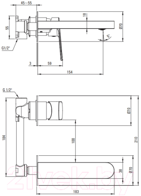 Смеситель Deante Alpinia BGA 055L