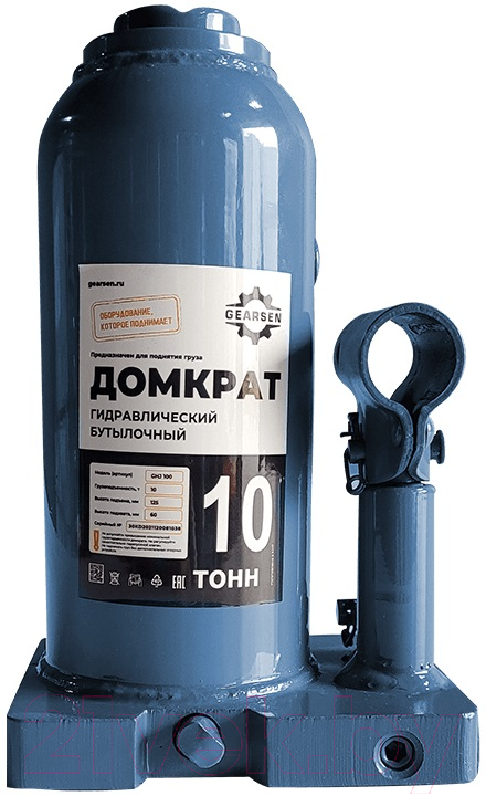 Бутылочный домкрат Gearsen GHJ 100 (10т)