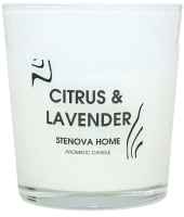 Свеча Stenova Home Citrus&Lavender ароматическая / 812105 - 