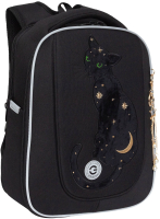 Школьный рюкзак Grizzly RAf-492-1 (черный) - 