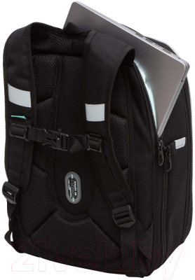 Школьный рюкзак Grizzly RAf-492-1 (черный)