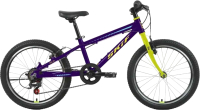 Детский велосипед Forward Skif Rise 20 2022 / IBK22OK20013 (фиолетовый/желтый) - 
