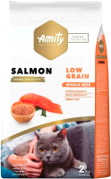 Сухой корм для кошек Amity Super Premium с лососем (2кг) - 