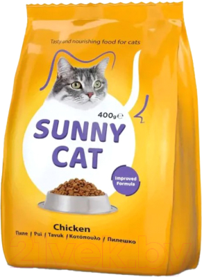 Сухой корм для кошек Sunny Cat Chicken (400г)