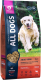 Сухой корм для собак All Dogs С говядиной и овощами (2.2кг) - 