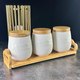 Набор емкостей для хранения Lenardi Bamboo 140-072 (3шт) - 