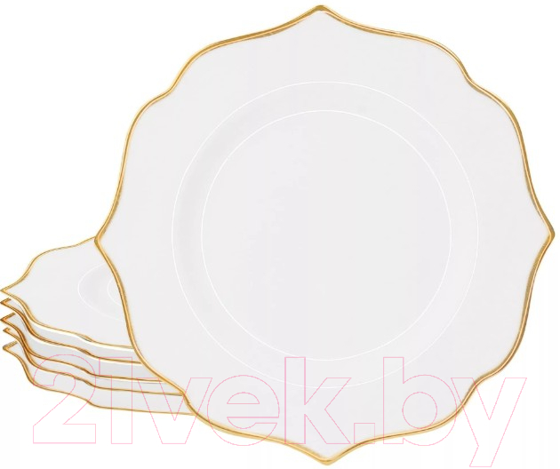 Набор тарелок Lenardi Magnolia Gold 205-577