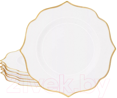 Набор тарелок Lenardi Magnolia Gold 205-577