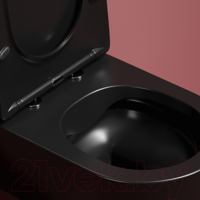 Унитаз подвесной Ceramica Nova Modena Rimless CN6063MB (черный матовый)