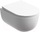 Унитаз подвесной Ceramica Nova Modena Rimless CN6063MW (белый матовый) - 