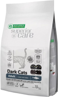 Сухой корм для кошек Nature's Protection Dark Cat Grain Free сельдь / NPSC47632 (1.5кг) - 