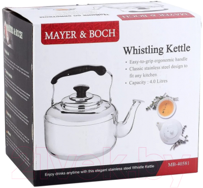 Чайник со свистком Mayer&Boch 40581