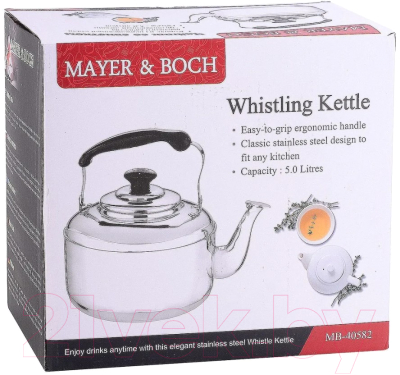 Чайник со свистком Mayer&Boch 40582