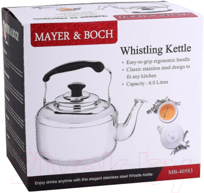 Чайник со свистком Mayer&Boch 40583