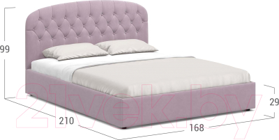 Купить Двуспальная кровать Moon Family 1252 / К004782 в Жодино