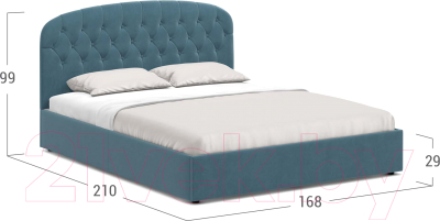Купить Двуспальная кровать Moon Family 1252 / К004762 в Жодино