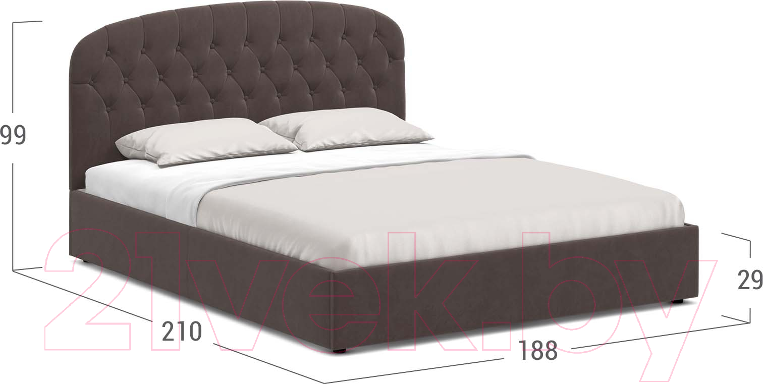 Двуспальная кровать Moon Family 1252 / MF005043